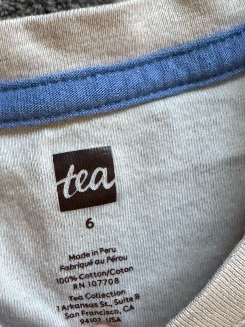 Tea shirt & Shorts Set - Dog and Whale Print, Blue Shorts - Picture 4 of 7